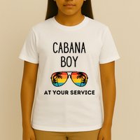 Cabana Boy Funny Summer Pool Party Bartender Bartending T-Shirt