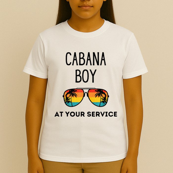 Cabana Boy Funny Summer Pool Party Bartender Bartending T-Shirt