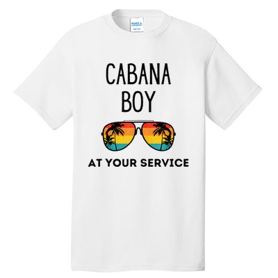 Cabana Boy Funny Summer Pool Party Bartender Bartending Tall T-Shirt