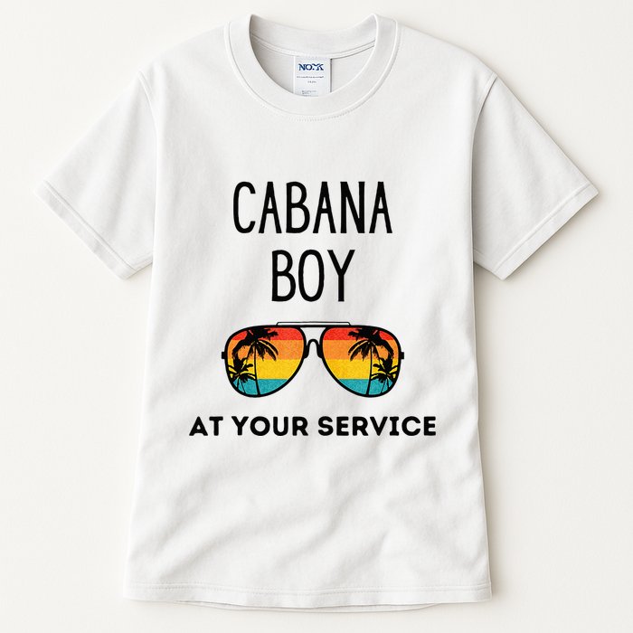 Cabana Boy Funny Summer Pool Party Bartender Bartending Tall T-Shirt