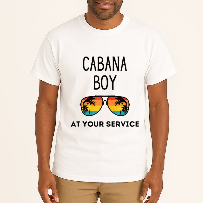 Cabana Boy Funny Summer Pool Party Bartender Bartending Tall T-Shirt
