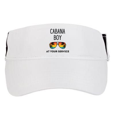 Cabana Boy Funny Summer Pool Party Bartender Bartending Adult Drive Performance Visor