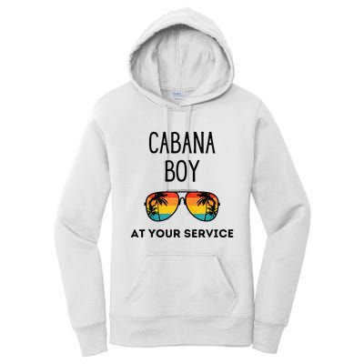 Cabana Boy Funny Summer Pool Party Bartender Bartending Women's Pullover Hoodie