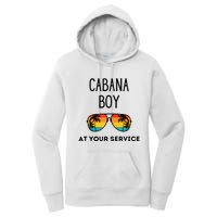 Cabana Boy Funny Summer Pool Party Bartender Bartending Women's Pullover Hoodie