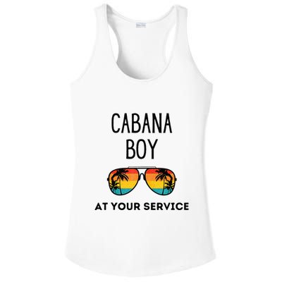 Cabana Boy Funny Summer Pool Party Bartender Bartending Ladies PosiCharge Competitor Racerback Tank