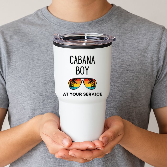 Cabana Boy Funny Summer Pool Party Bartender Bartending Tumbler