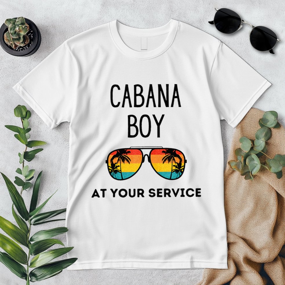 Cabana Boy Funny Summer Pool Party Bartender Bartending Premium T-Shirt