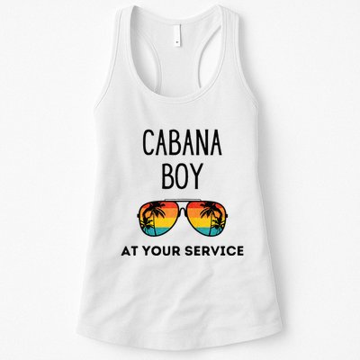 Cabana Boy Funny Summer Pool Party Bartender Bartending Womens Tank Top