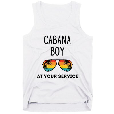 Cabana Boy Funny Summer Pool Party Bartender Bartending Tank Top