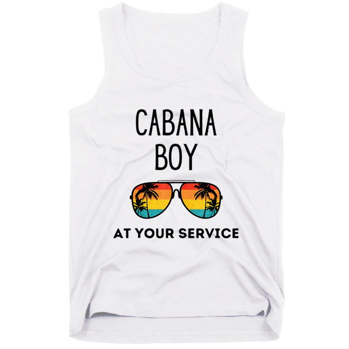 Cabana Boy Funny Summer Pool Party Bartender Bartending Tank Top