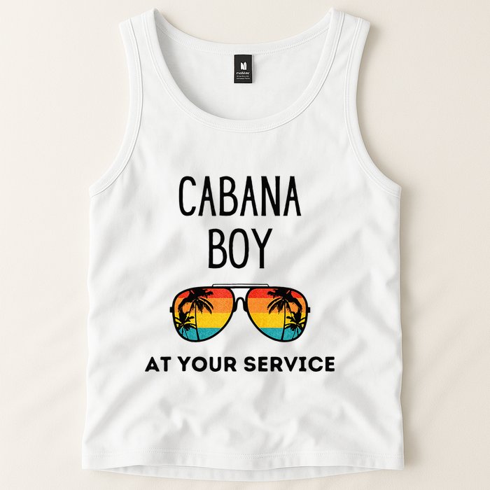 Cabana Boy Funny Summer Pool Party Bartender Bartending Tank Top