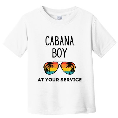 Cabana Boy Funny Summer Pool Party Bartender Bartending Toddler T-Shirt