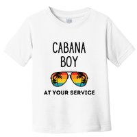 Cabana Boy Funny Summer Pool Party Bartender Bartending Toddler T-Shirt