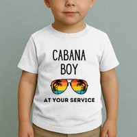 Cabana Boy Funny Summer Pool Party Bartender Bartending Toddler T-Shirt