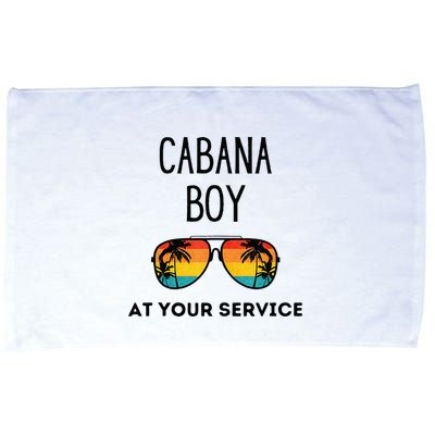 Cabana Boy Funny Summer Pool Party Bartender Bartending Microfiber Hand Towel