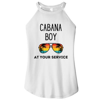 Cabana Boy Funny Summer Pool Party Bartender Bartending Women's Perfect Tri Rocker Tank