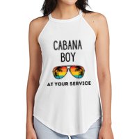 Cabana Boy Funny Summer Pool Party Bartender Bartending Women's Perfect Tri Rocker Tank