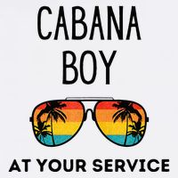Cabana Boy Funny Summer Pool Party Bartender Bartending Short Acrylic Beanie