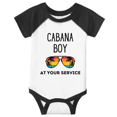 Cabana Boy Funny Summer Pool Party Bartender Bartending Infant Baby Jersey Bodysuit