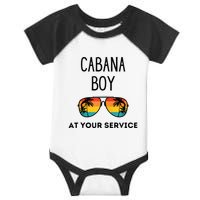 Cabana Boy Funny Summer Pool Party Bartender Bartending Infant Baby Jersey Bodysuit