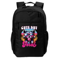 Cute But Feral Funny Trash Panda Backpack