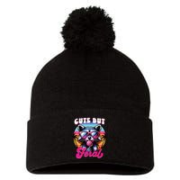 Cute But Feral Funny Trash Panda Pom Pom 12in Knit Beanie