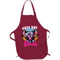 Cute But Feral Funny Trash Panda Apron
