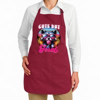Cute But Feral Funny Trash Panda Apron