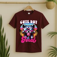 Cute But Feral Funny Trash Panda T-Shirt