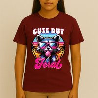 Cute But Feral Funny Trash Panda T-Shirt