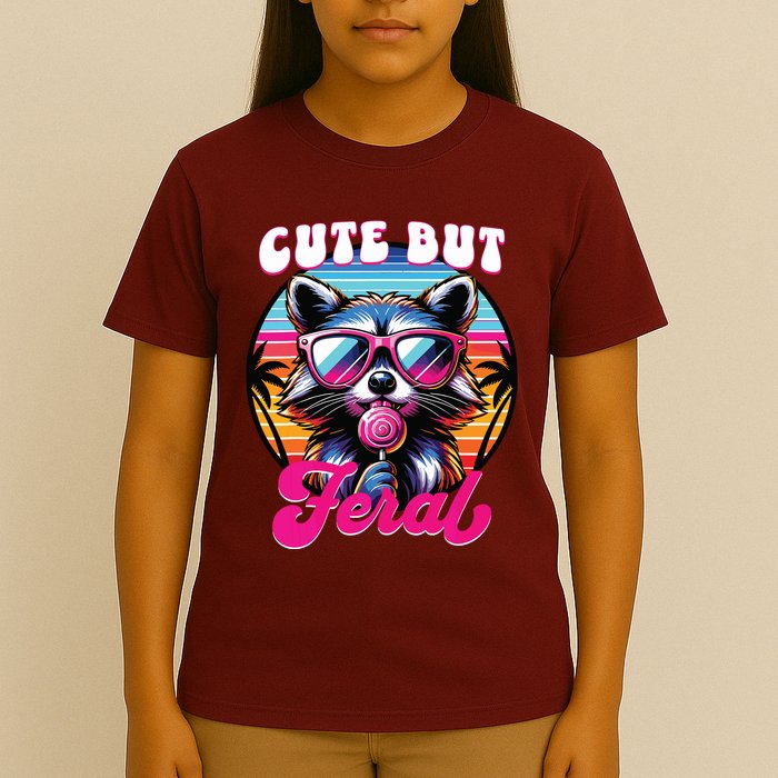 Cute But Feral Funny Trash Panda T-Shirt