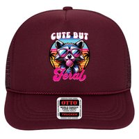 Cute But Feral Funny Trash Panda Hat