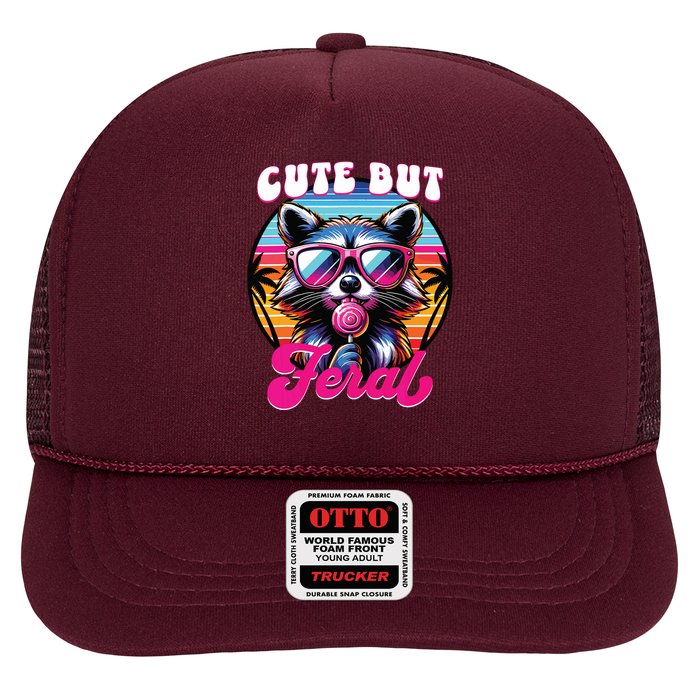 Cute But Feral Funny Trash Panda Hat