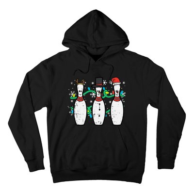 Christmas Bowling Funny Xmas Sports Bowler Hoodie