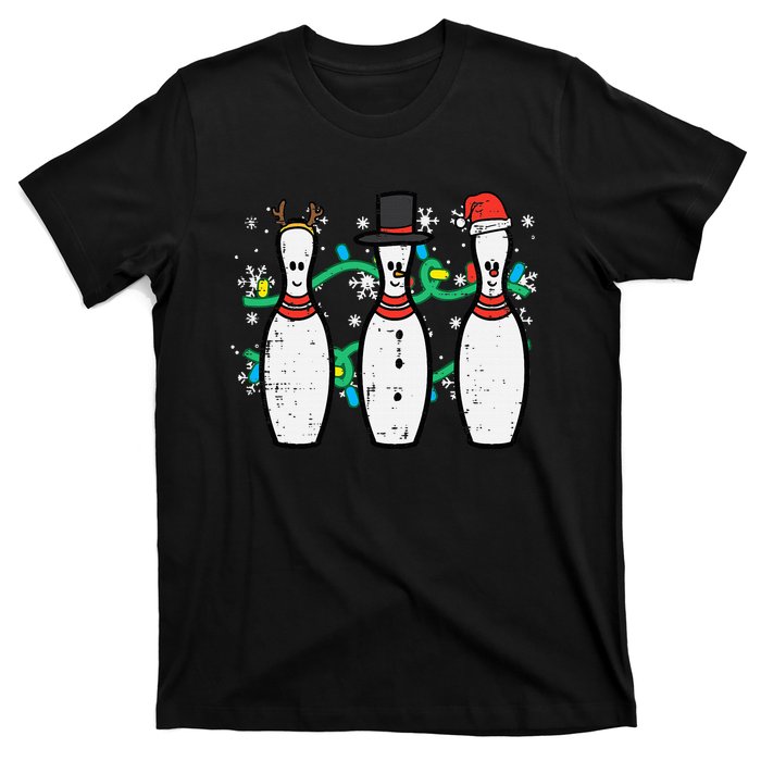 Christmas Bowling Funny Xmas Sports Bowler T-Shirt