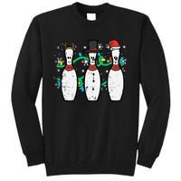 Christmas Bowling Funny Xmas Sports Bowler Tall Sweatshirt