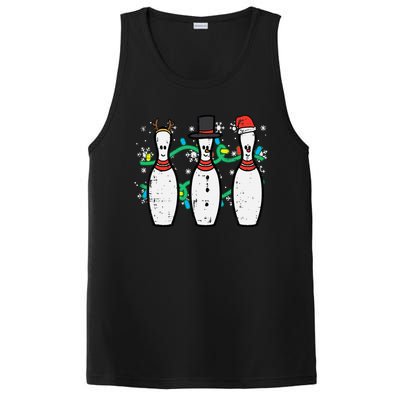 Christmas Bowling Funny Xmas Sports Bowler PosiCharge Competitor Tank