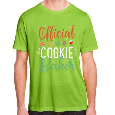 Cookie Baker Funny Christmas Couples Matching Adult ChromaSoft Performance T-Shirt