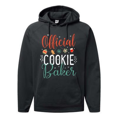 Cookie Baker Funny Christmas Couples Matching Performance Fleece Hoodie