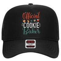 Cookie Baker Funny Christmas Couples Matching High Crown Mesh Back Trucker Hat