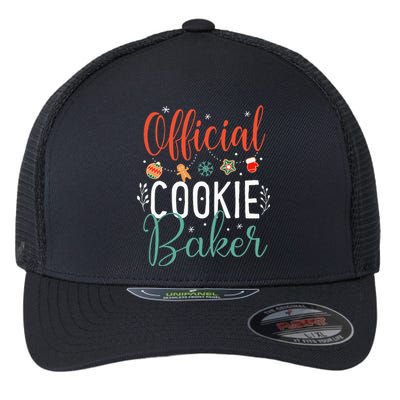 Cookie Baker Funny Christmas Couples Matching Flexfit Unipanel Trucker Cap