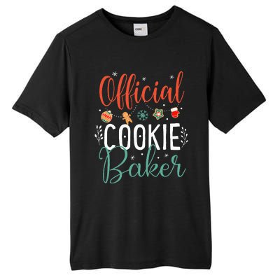 Cookie Baker Funny Christmas Couples Matching Tall Fusion ChromaSoft Performance T-Shirt