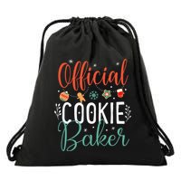 Cookie Baker Funny Christmas Couples Matching Drawstring Bag