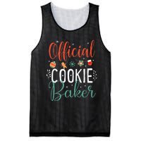 Cookie Baker Funny Christmas Couples Matching Mesh Reversible Basketball Jersey Tank