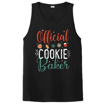 Cookie Baker Funny Christmas Couples Matching PosiCharge Competitor Tank