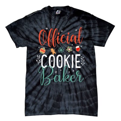 Cookie Baker Funny Christmas Couples Matching Tie-Dye T-Shirt