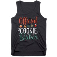 Cookie Baker Funny Christmas Couples Matching Tank Top