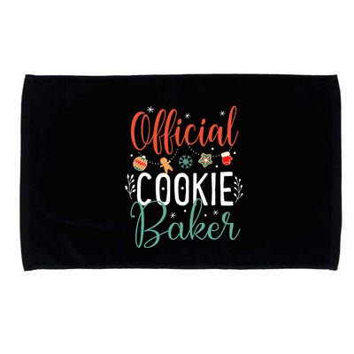 Cookie Baker Funny Christmas Couples Matching Microfiber Hand Towel