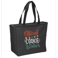 Cookie Baker Funny Christmas Couples Matching Zip Tote Bag