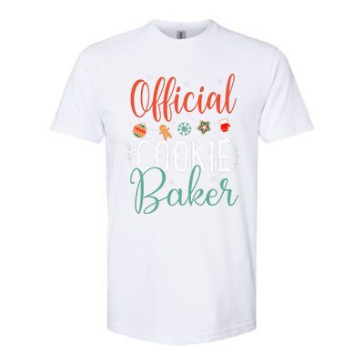 Cookie Baker Funny Christmas Couples Matching Softstyle CVC T-Shirt